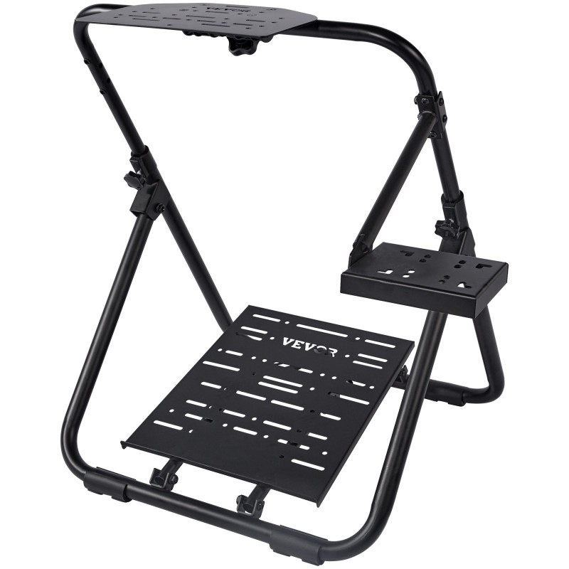 Ratin teline hiiliteräsrunko taittuva korkeussäädettävä X-muotoinen vakaa polkimille