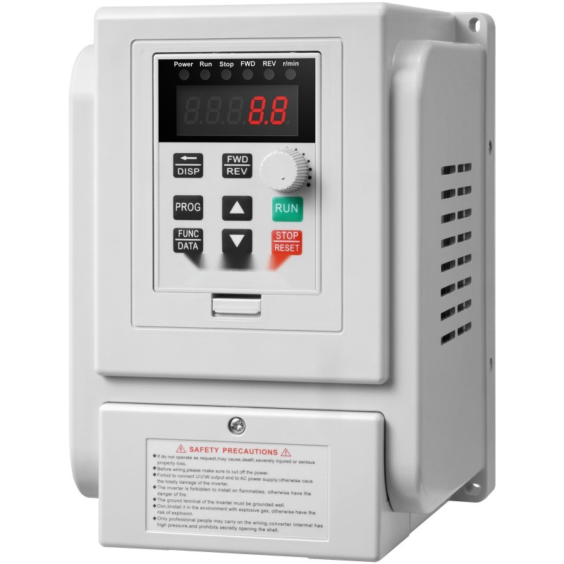 Taajuusmuuttaja 2,2 kW 10 A 3 hv 3-vaihemoottorille 220–240 V