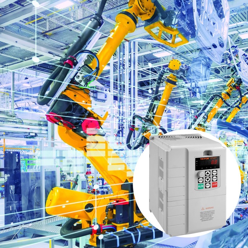 Taajuusmuuttaja 7,5 kW 34A 3-vaihemoottorille 0–400 Hz