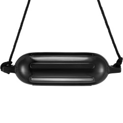 Täytettävät PVC-venepuskurit 16,5 x 58,4 cm 4 kpl köysillä säilytyslaukulla