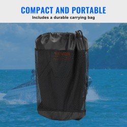 Veneen EVA-puskurit 22 x 41 cm 2 kpl 1,6 m köydellä