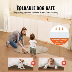 Sisäänvedettävä verkkoportti lapsille ja lemmikeille 87 senttimetriä korkea jopa 295 senttimetriä leveä