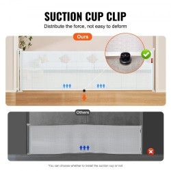 Sisäänvedettävä verkkoportti lapsille ja lemmikeille 87 senttimetriä korkea jopa 295 senttimetriä leveä