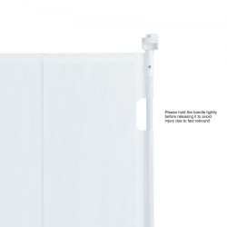 Sisäänvedettävä verkkoportti lapsille ja lemmikeille 87 senttimetriä korkea jopa 295 senttimetriä leveä