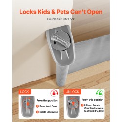 Vedettävä turvaportti verkkorakenteinen 1450 mm leveä 980 mm korkea lapsille ja lemmikeille