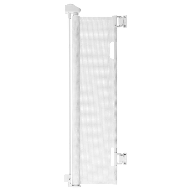 Ulosvedettävä verkkoportti lapsille ja lemmikeille leveys 1850 mm korkeus 795 mm valkoinen