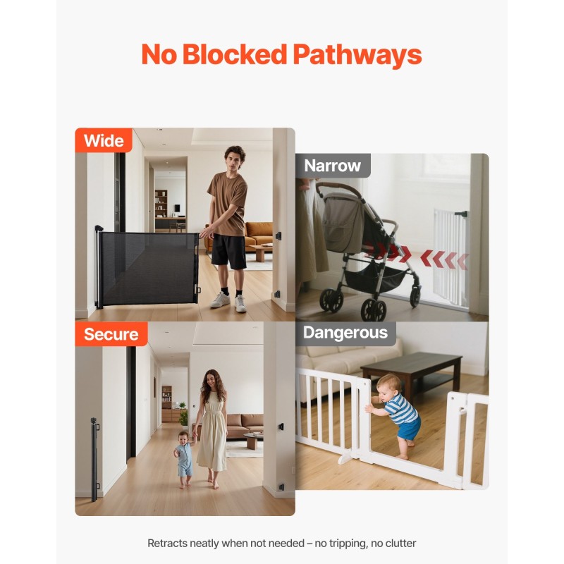 Vedettävä turvaportti verkkokankaasta 1430 mm leveä 795 mm korkea musta