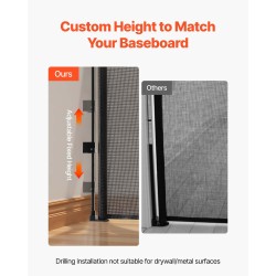 Sisäänvedettävä turvaportti 4150 mm leveä 990 mm korkea lasikuituvahvisteinen musta verkko