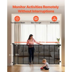 Sisäänvedettävä turvaportti 4150 mm leveä 990 mm korkea lasikuituvahvisteinen musta verkko