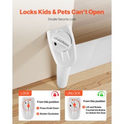 Sisäänvedettävä turvaportti läpinäkyvä verkkokangas 1450 mm leveä 980 mm korkea valkoinen