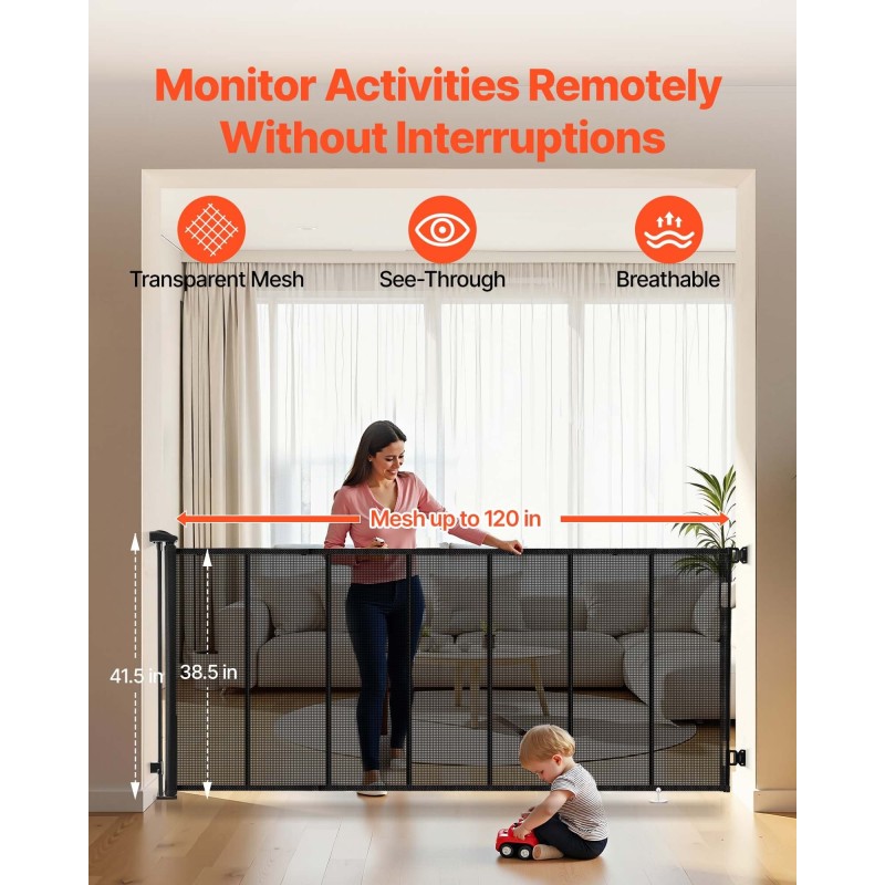 Sisäänvedettävä verkkoportti 3050 mm leveä 980 mm korkea lasikuitunauhoilla