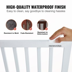 Taittuva puinen lemmikkiportti 3 paneelia 610 mm korkea 1530 mm leveä sisäkäyttöön