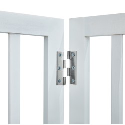 Taittuva puinen lemmikkiportti 3 paneelia 610 mm korkea 1530 mm leveä sisäkäyttöön