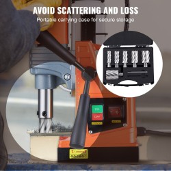 Moniteräinen poranteräsarja magneettiporakoneisiin pikateräksinen 6-osainen 1–2 tuuman halkaisijat