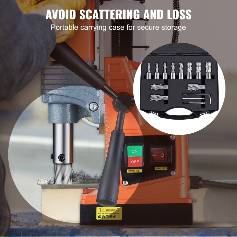 Rengasporasarja M2AL-pikaterästä 13-osainen Weldon-kiinnitys 2,5 cm leikkuusyvyys