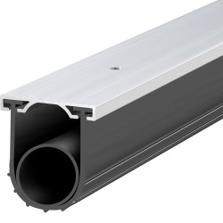 Autotallin oven alatiiviste kumi U ja O profiili 4,8m 100mm esiporattu alumiinikiskokiinnike