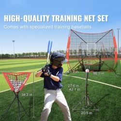 Harjoitusverkko polyesteri 7x7 jalkaa lasikuiturunko 12 palloa lyönti syöttö kiinniottoharjoituksiin