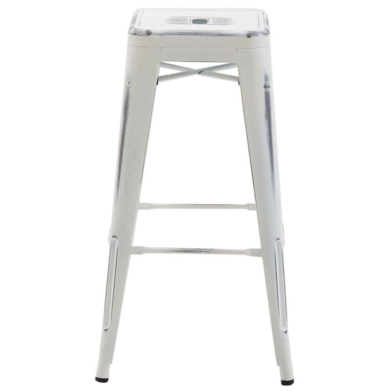 Joshua V2 teollinen baarijakkara pinottava metallinen moderni keittiötuoli