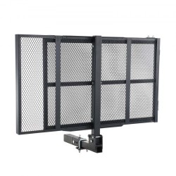 Vetokoukkuun kiinnitettävä rautainen pyörätuoli ja skootterikori 1175 680 112 mm 226 8 kg