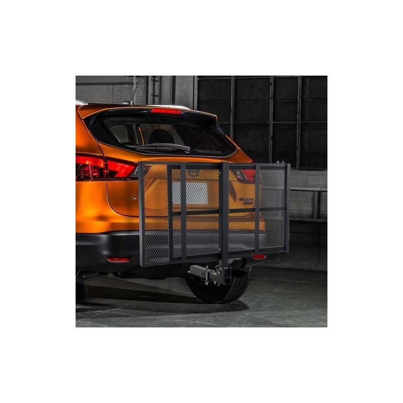 Vetokoukkuun kiinnitettävä rautainen pyörätuoli ja skootterikori 1175×680×112 mm 226,8 kg