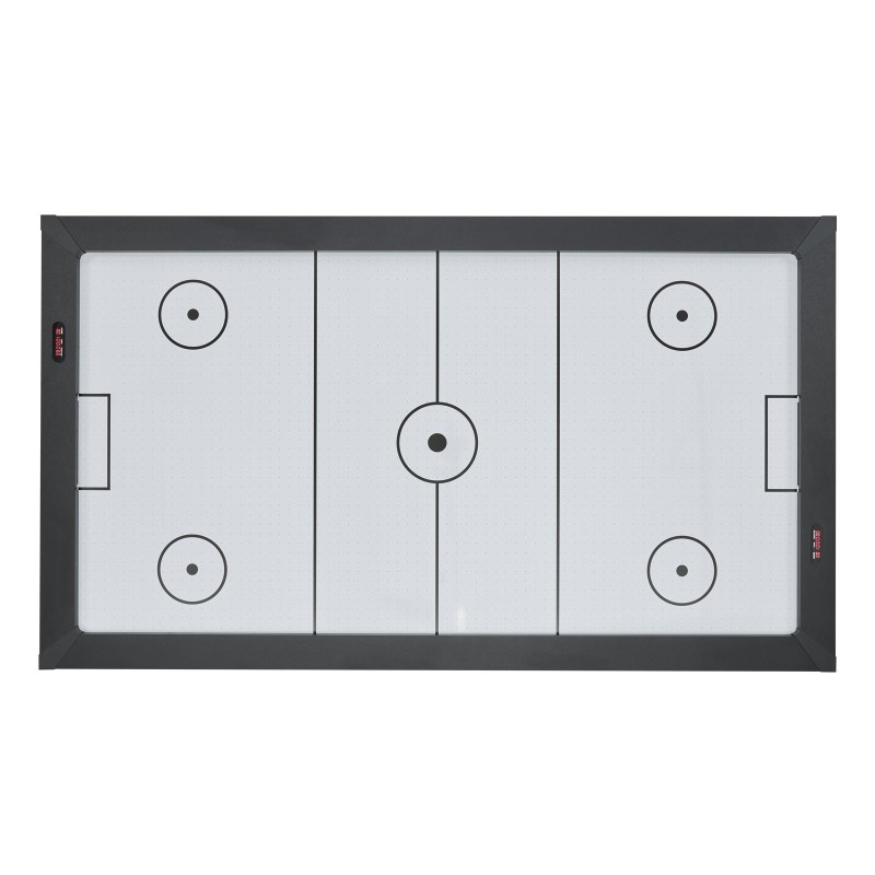 Ilmakiekkopöytä 84 tuumaa sisäkäyttöön X-muotoiset jalat tehokas puhallin elektroninen pisteenlaskuri