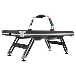 LED ilmailmakiekkopöytä MDF levy metalli PVC pelipinta 4 pelaajaa LED pistelaskuri 120 V moottori