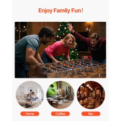 Pelipöytä kolmen pelin 54-tuumainen MDF-levyrakenteinen ilmakiekko pöytätennis pöytäjalkapallo