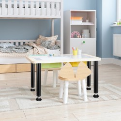 Pöydänjalat hiiliterästä 406,4 mm säädettävät jalkakupit 4 kpl 544 kg kantavuus