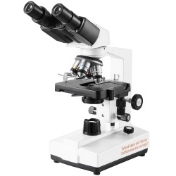 Binokulaarinen yhdistelmämikroskooppi 40–2500x säädettävä LED-valaistus kaksikerroksinen metallipöytä puhelinteline