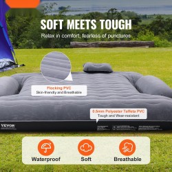 Ilmapatja lava-autoon 6–6,5 jalan flockattu polyvinyylikloridi 12 voltin ilmapumppu 2 ilmatyynyä