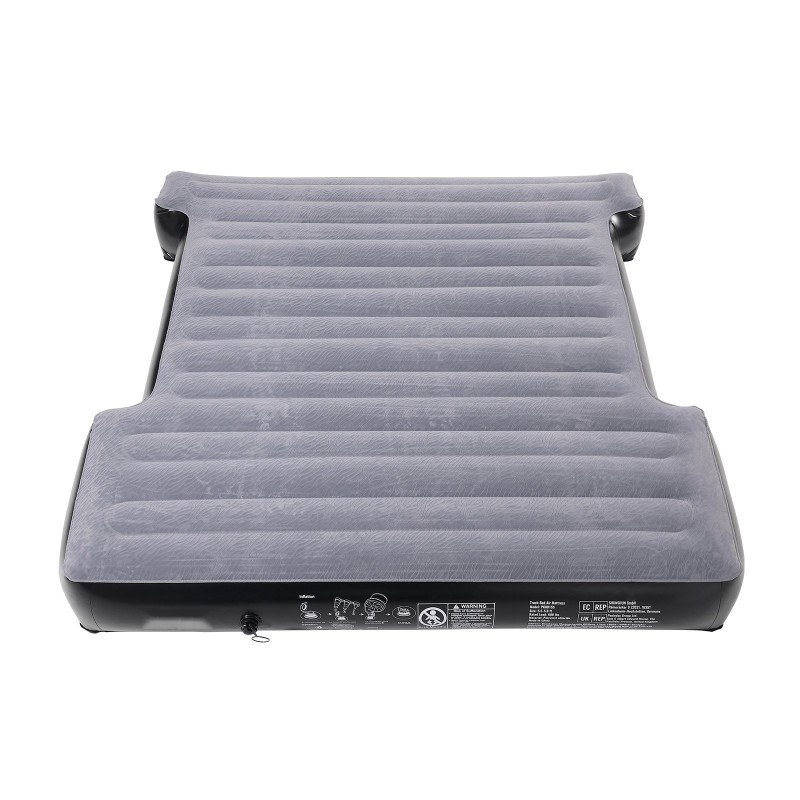 Lavapatja lava-autoon 5.5–5.8 ft kuvioitu nukkapinta PVC 2 tyynyä 12V ilmapumppu