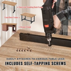 Lastulevyinen pöytätaso 1600x800 mm 25 mm melamiinipinta 100 kg kantavuus