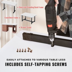 Lastulevyinen työtaso 1524x635 mm 25 mm 100 kg valkoinen