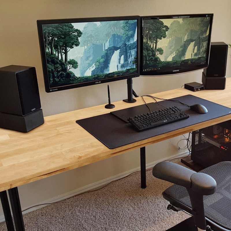 Pöytätaso vaahterainen yhden kappaleen 1200×750 mm 38 mm paksu 150 kg kantava