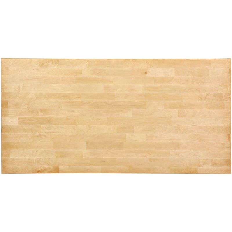 Pöytätaso vaahterainen yhden kappaleen 1200×750 mm 38 mm paksu 150 kg kantava