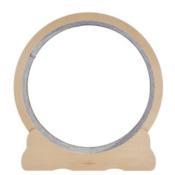 Kissan juoksupyörä puulevystä 110 cm ulkohalkaisija sisäkäyttöön irrotettava sisämatto sopii useimmille kissoille