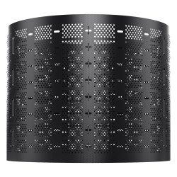 Kompostori HDPE-muovinen 1000 l ulkokäyttöön musta 335 x 90 cm