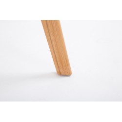 Tyylikäs baarijakkara tammijalustalla ja pehmustetulla istuimella