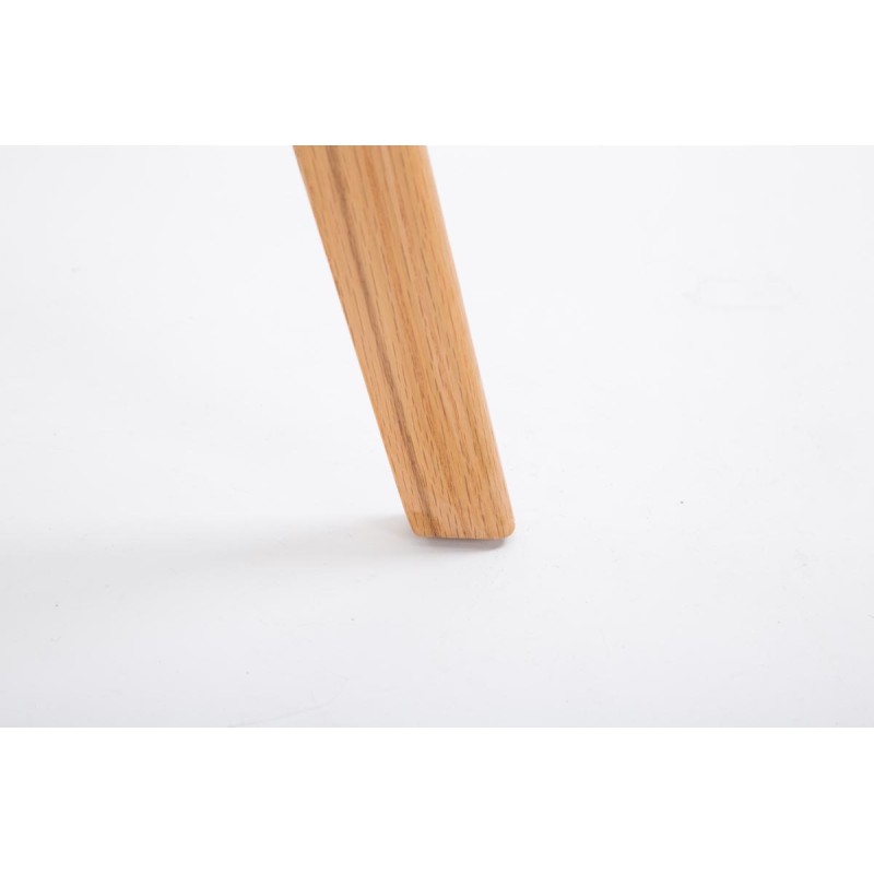 Tyylikäs baarijakkara tammijalustalla ja pehmustetulla istuimella