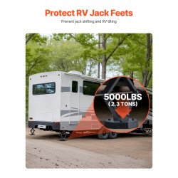 Kumiset tunkkialustat 4 kpl 203x203x76 mm 2,3 t saksitunkille