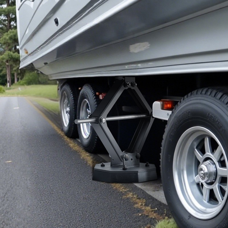 Kumiset tunkkialustat 4 kpl 203x203x76 mm 2,3 t saksitunkille