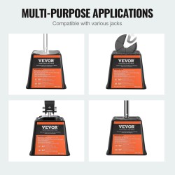 Tukijalkapalikat polypropeeni 245×245×204 mm 4 kpl 2722 kg kantavuus matkailuvaunuille