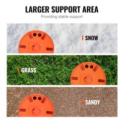 Tukipalikat polypropeeni 2 kpl pinottavat asuntovaunuille ja matkailuautoille