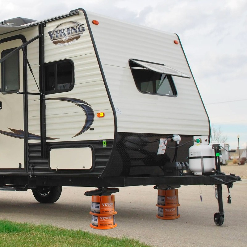 Tukipalikat polypropeeni 2 kpl pinottavat asuntovaunuille ja matkailuautoille