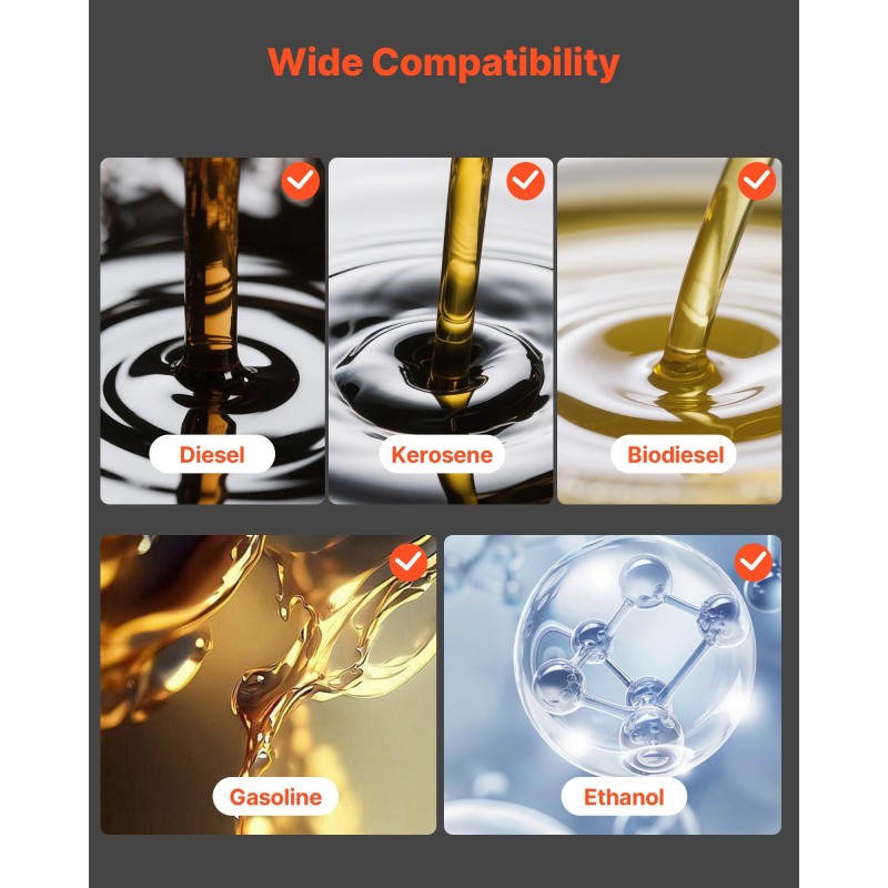 Sähköinen polttoaineensiirtopumppu 57 l/min valurautarunko 2,4 m imukorkeus 11,28 m nostokorkeus