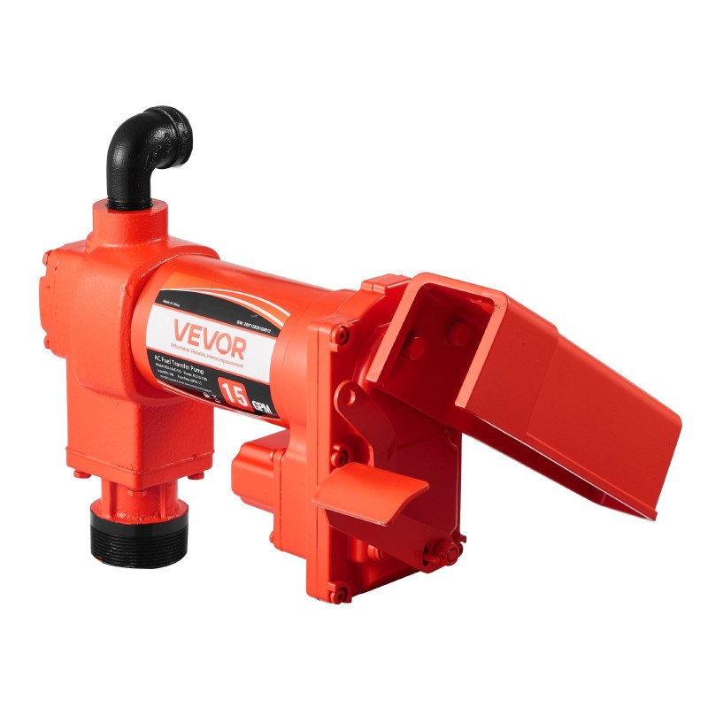 Sähköinen polttoaineensiirtopumppu 57 l/min valurautarunko 2,4 m imukorkeus 11,28 m nostokorkeus