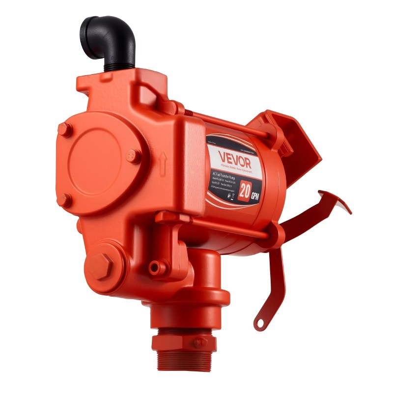 Sähköinen polttoaineensiirtopumppu 76 l/min kuparimoottori valurautarunko automaattinen polttoainepistooli purkuletku