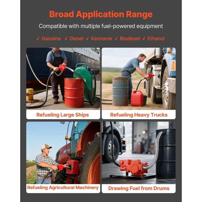 Polttoaineensiirtopumppu 230 V 76 l/min valurautarunkoinen virtausmittarilla ja sulkupistoolilla