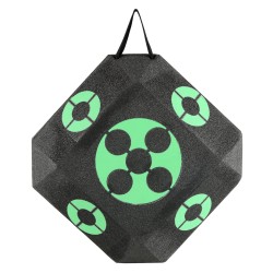 Jousiammuntataulu XPE-vaahtopinnalla 15x15 tuumaa ulkokäyttöön kevyt kantokahvalla