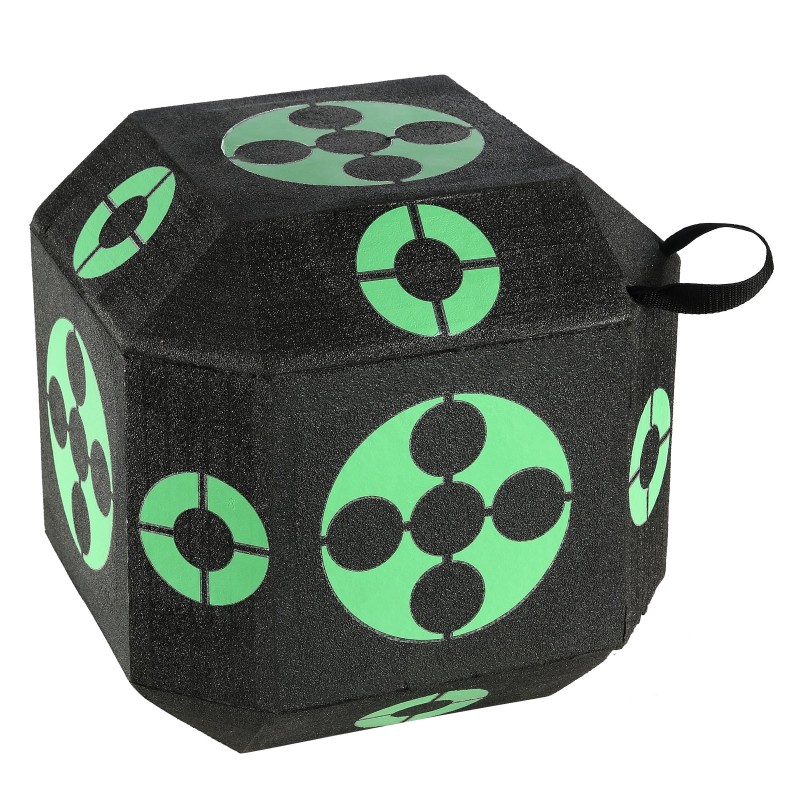 Jousiammuntataulu XPE-vaahtopinnalla 15x15 tuumaa ulkokäyttöön kevyt kantokahvalla